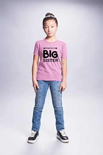 Promovido a camisa irmã mais velha para roupas de anúncio para bebês para crianças pequenas