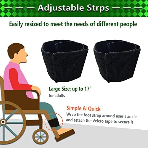 Cadeira de rodas Restas de descanso de segurança Medical Segurança do cinto de correio de rodas A perna