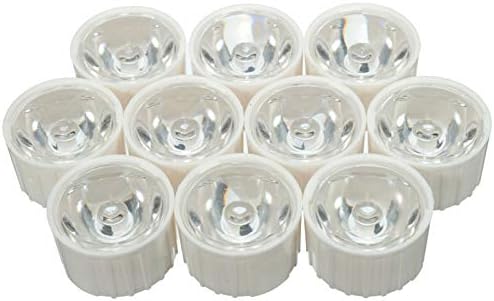 10pcs de 20 mm lente LED para 1W 3W LED de alta potência LED Holdte 90 graus LENS LENS