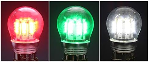 Bulbos de navegação LED - Conjunto de três lâmpadas - RA -7512 / W -1280 / BAY15S