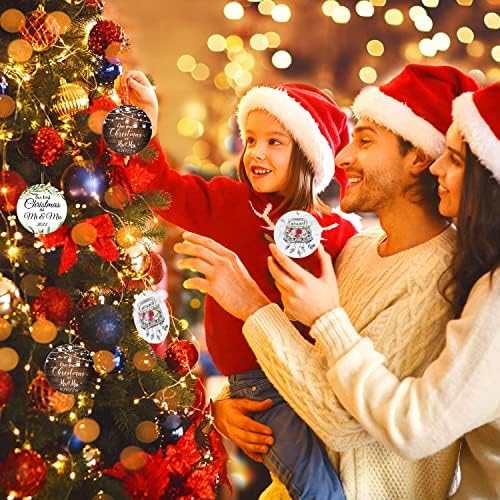 2022 enfeites de Natal, ornamentos de pandemia de árvores de Natal, ornamento de lembrança Ornamento