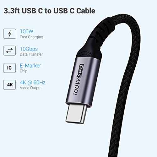 Sumpk 100w Cabo USB C, cordão Tipo C