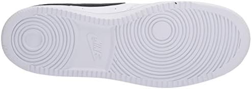 Nike Men's Court Vision Low Sneaker, White/Blackwhite, 12 EUA regulares