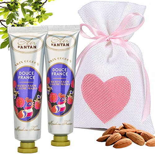 ONU Air d'Antan Premium Hand Cream para mulheres - 2pcs Conjunto de presentes de creme para as mãos naturais