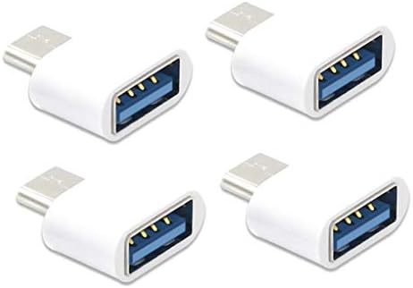 USB C fêmea para USB Adaptador 4-PACK
