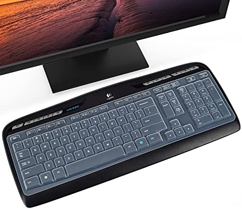 Cappa do teclado de silicone para a pele do teclado Logitech MX Keys/Logitech Craft Advanced Wireless Teclado,
