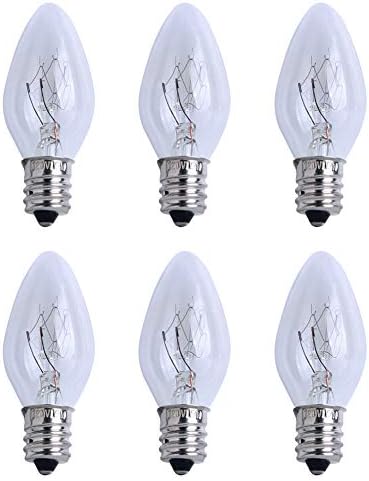 Xiannide Yee Bulbos de 15 watts para aquecedores de cera Nightlight plug-in plug-in, difusores de cera