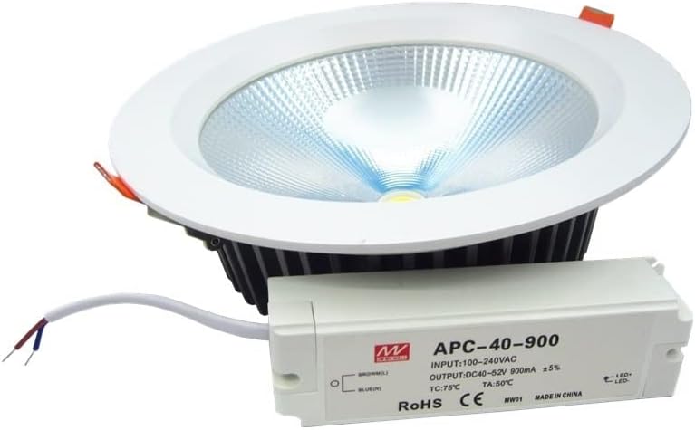 AGIPS LUZES DE TENSÃO DE AGRIDA 4PCS/LOT AC85-265V LED Cree de downlight à prova d'água LED Cree 20W/25W/30W/40W