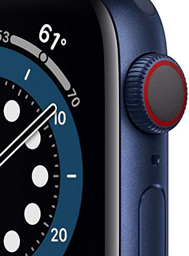 Apple Watch Series 6 - Case de alumínio azul com Deep Navy Sport Band
