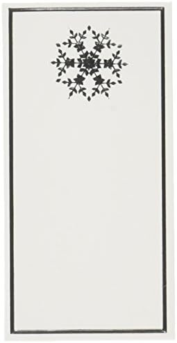 Coleção Abbott Cartões Placas de Floco de Neve, Prata
