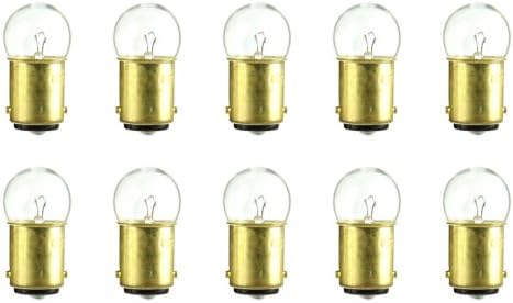 CEC Industries 200 lâmpadas, 4 V, 3,4 W, base BA15D, forma G-6