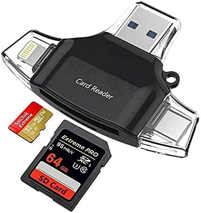 BOXWAVE SMART GADGET Compatível com fone de ouvido Logitech Zone 900 - AllReader SD Card Reader, MicroSD