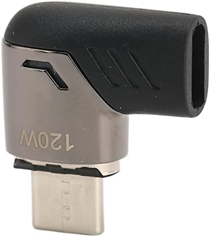 Adaptador magnético Sanpyl USB C, adaptador de transferência de dados magnético de 480 Mbps USB C PD 120W Adaptador