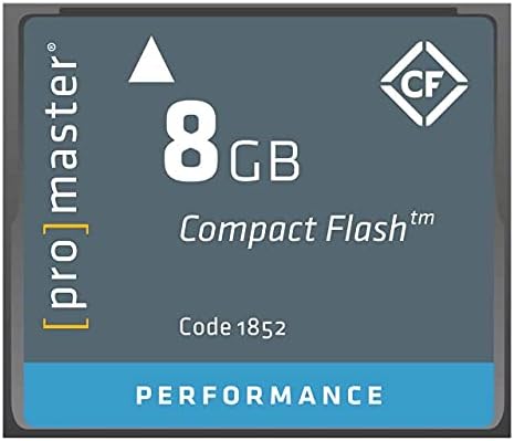 Promaster Performance 8GB Compact Flash Card, 500x