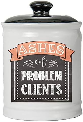 Cottage Creek Ashes of Problem Client Piggy Bank para adultos, Jar Candy Candy