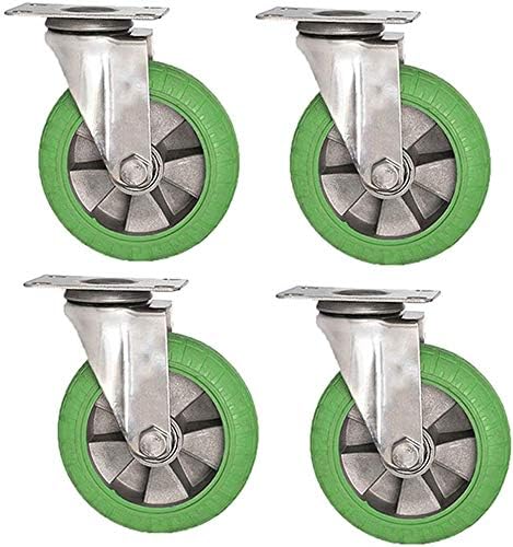Z Crie projetos de gente de design de 4 giratórios de borracha de borracha para serviço pesado Substituição de giro de móveis, com travas de freio, para gotas giratórias de dispositivos mecânicos