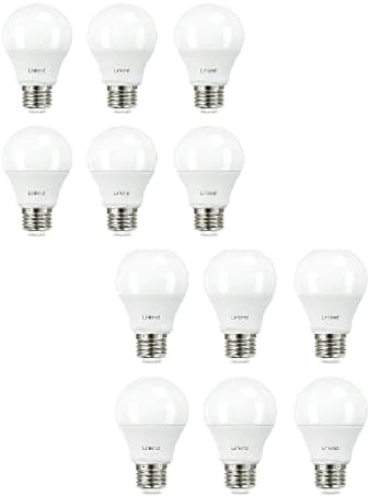 Linkind a19 lâmpadas não minimíveis, luz do dia 5000k, lâmpadas equivalentes 60W e 100W LED equivalentes