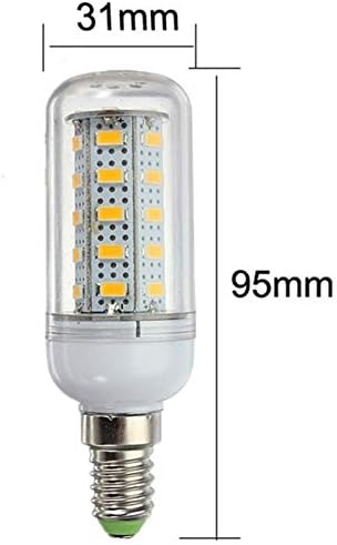 Lâmpadas de lâmpadas LED Zezhen de baixa tensão 12V E14 lâmpadas LED, 24V E14 Base 10-80V Lâmpada de milho