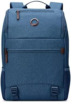 Delsey Paris Maubert 2.0 Backpack de laptop, azul, 15,6 polegadas