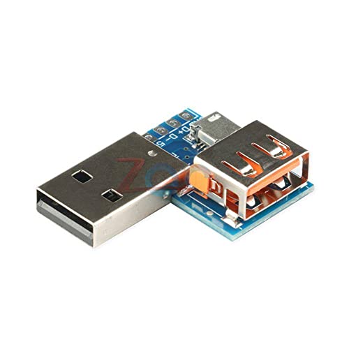 Conversor USB Padrão Tipo A USB fêmea para masculino a micro USB a 4P Adaptador de adaptador 2,54mm