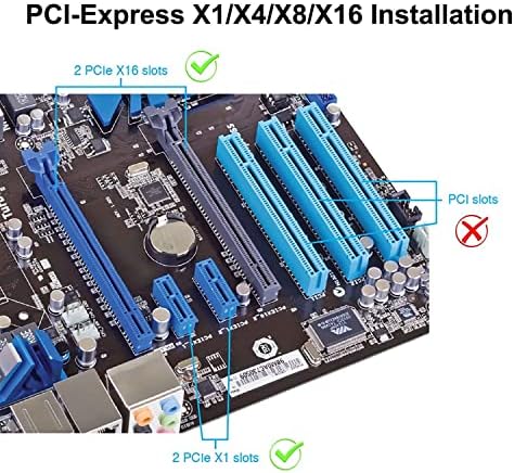 GloTrends M.2 Adaptador PCIE X1 com M.2 HEATSINK PARA M.2 PCIE 4.0/3.0 SSD, PCIE X1/X4/X8/X16 Instalação