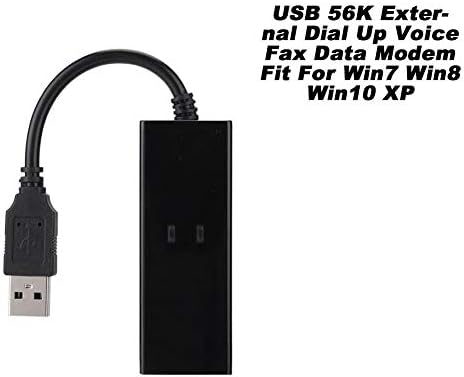 56K Dial Up Up Fax Modem V.92 Modem externo USB compatível com Win7 Win8 Win10 XP
