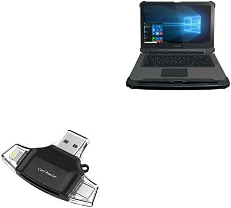 BOXWAVE SMART GADGET Compatível com DT Research LT350 - AllReader SD Card Reader, MicroSD Card Reader