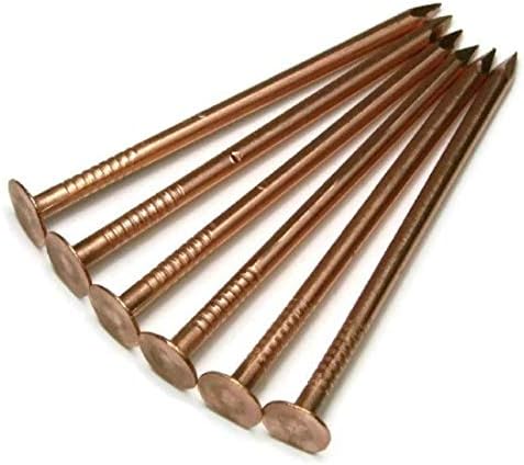 1-1/4 Hassel suave Solid Copper Roofing Nails 10 Bedage EUA Made - Qty 100