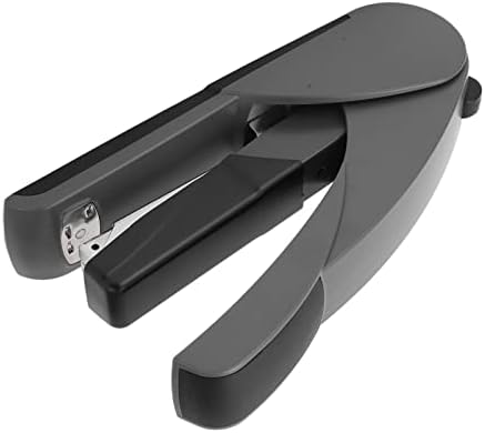 Grampeador, mini grampeador ergonômico com compartimento de agulha de escritório na mesa)