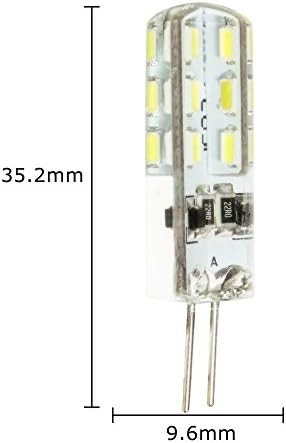 Mengjay® 15x G4 DC12V 1,5W Bulbo LED 24LEDS SMD 3014 Lâmpada de milho LED para lâmpada de cristal
