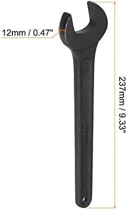 UXCELL 27mm Salvestre de extremidade aberta, aço carbono Ferramenta de mão de chave única