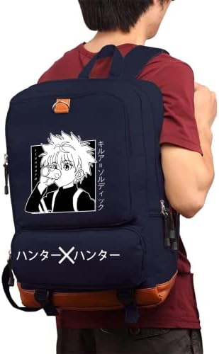 Ramcpd Unisex Anime Graphics Printed School Backpack for Boys Girls 17 polegadas Bolsas de laptop de grande capacidade
