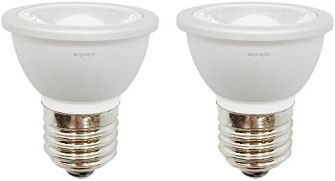 Lâmpadas de Anyray 2 LED HR16 120V E27 MR-16 JDR C Capuz Lâmpada de pescoço curto e26