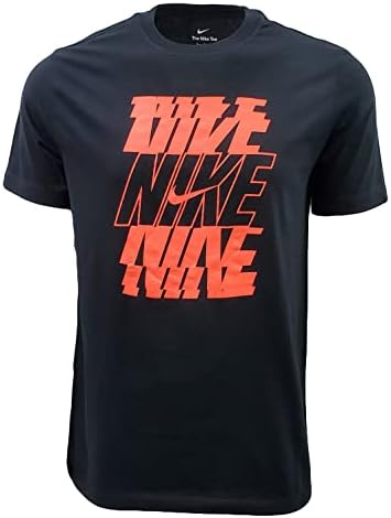 Nike Men's Italic Graphic Logo Crewneck