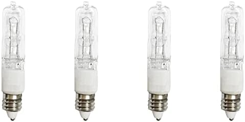 Anyray -Bulbs A1795Y 100 watts JD E11 100W Mini -Candelabra T4 Lâmpada de halogênio, clara, 100watts