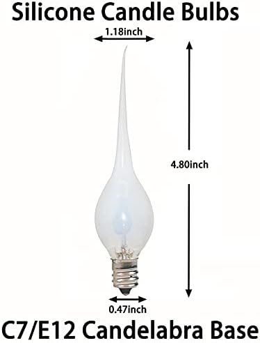 Bulbos de chama de flicker de abeja, lâmpadas de vela de silicone, lâmpadas de silicone estilo 1 watt,