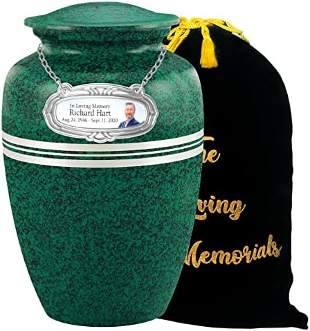 Urnas de cremação verde aspergidos para cinzas adultas fêmeas masculinas - 200 kg