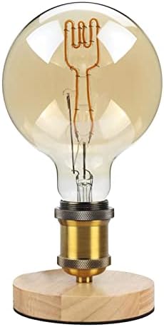 Iluminação lxcom G125 Decoração LED Decoraive Edison Bulbo 4W Bulbo LED vintage Dimmível Branco quente