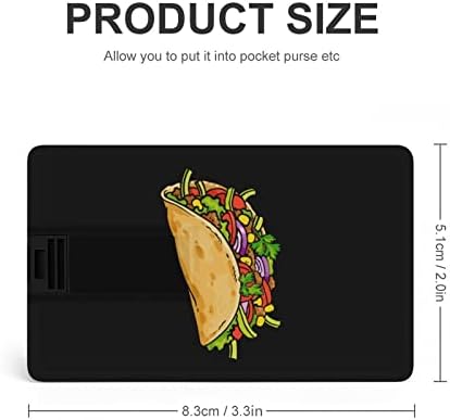Taco de taco mexicano Conheça USB 2.0 Flash-DRIVES MEMATE Stick Stick Credit Card Formulário
