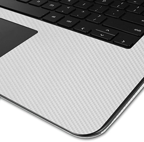 Fibra de carbono de prata Skinomi compatível com a pele de corpo inteiro com ASUS Chromebook 13.3