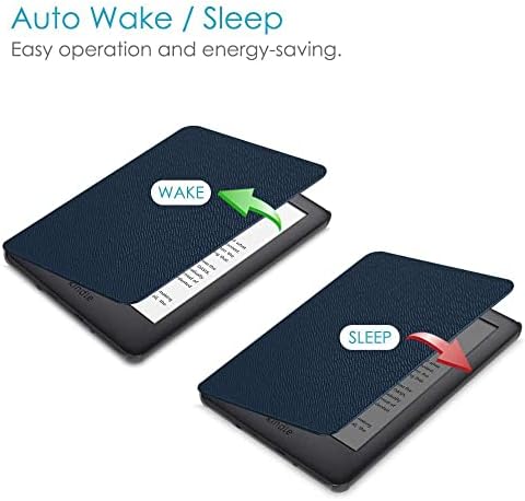CECE & Cole Slim Caso para Kindle 7th Generation - Capa protetora de couro PU Premium com Sono/Wake Auto,