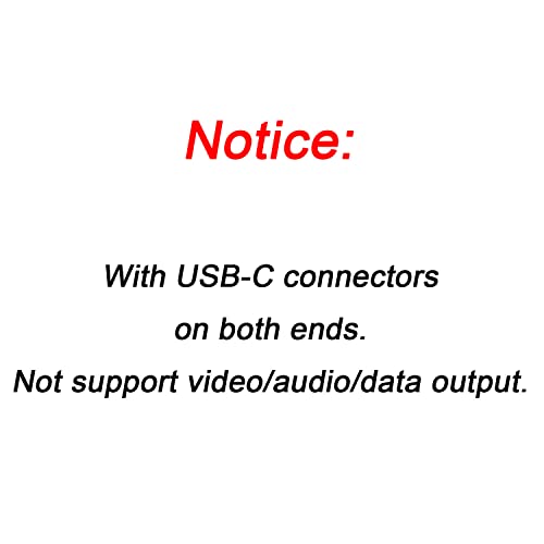 Cabo USB C a USB C 【10ft 2pack 60W】 Carga rápida, com trançado longo, cabo de carregador tipo C para Samsung