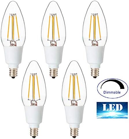 Artiva USA L2A-4TDM-E12-27-5 LED DE LED DE LED DE 2700K BULBA DE LIMPA DE LUZ QUENTE, 1,38 x