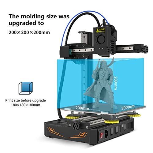 Impressora 3D, impressora 3D de nivelamento automático 110V 220V Precisão de posicionamento quieto