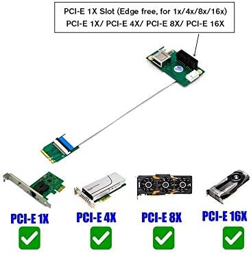 SATMW NGFF KEY A/E para PCI-E Express 1x Cordão de extensão com cabo FPC de alta velocidade