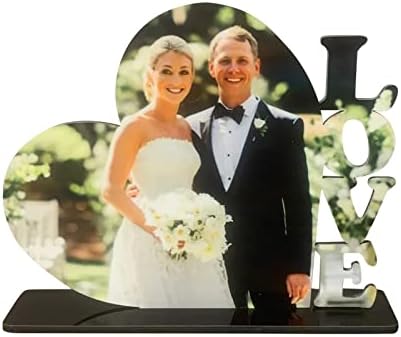 Presente Photo Frame Criativo Presente de casamento DIY Auto -adesivo Decoração de molduras Decoração