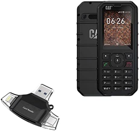 BOXWAVE SMART GADGET Compatível com CAT B35 - AllReader SD Card Reader, MicroSD Card Reader SD Compact USB