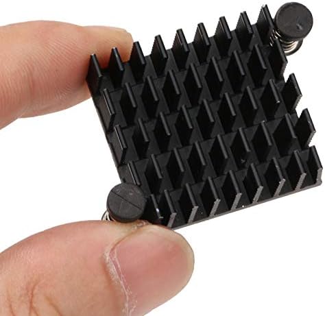Chip resfriamento de barbatana, resistência a corrosão de calor eletrônico de alumínio preto