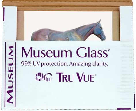 18 x 24 Tru Vue Museum Glass, 12 folhas, 36,0 pés quadrados. Arquivo Den Glazing, superfície não-Glare UV Pro,