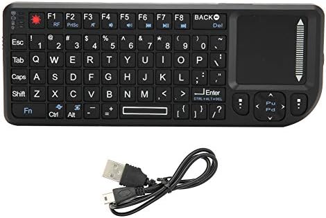 Mini teclado completo, boa compatibilidade do teclado sem fio FN Switch multifuncional para computador